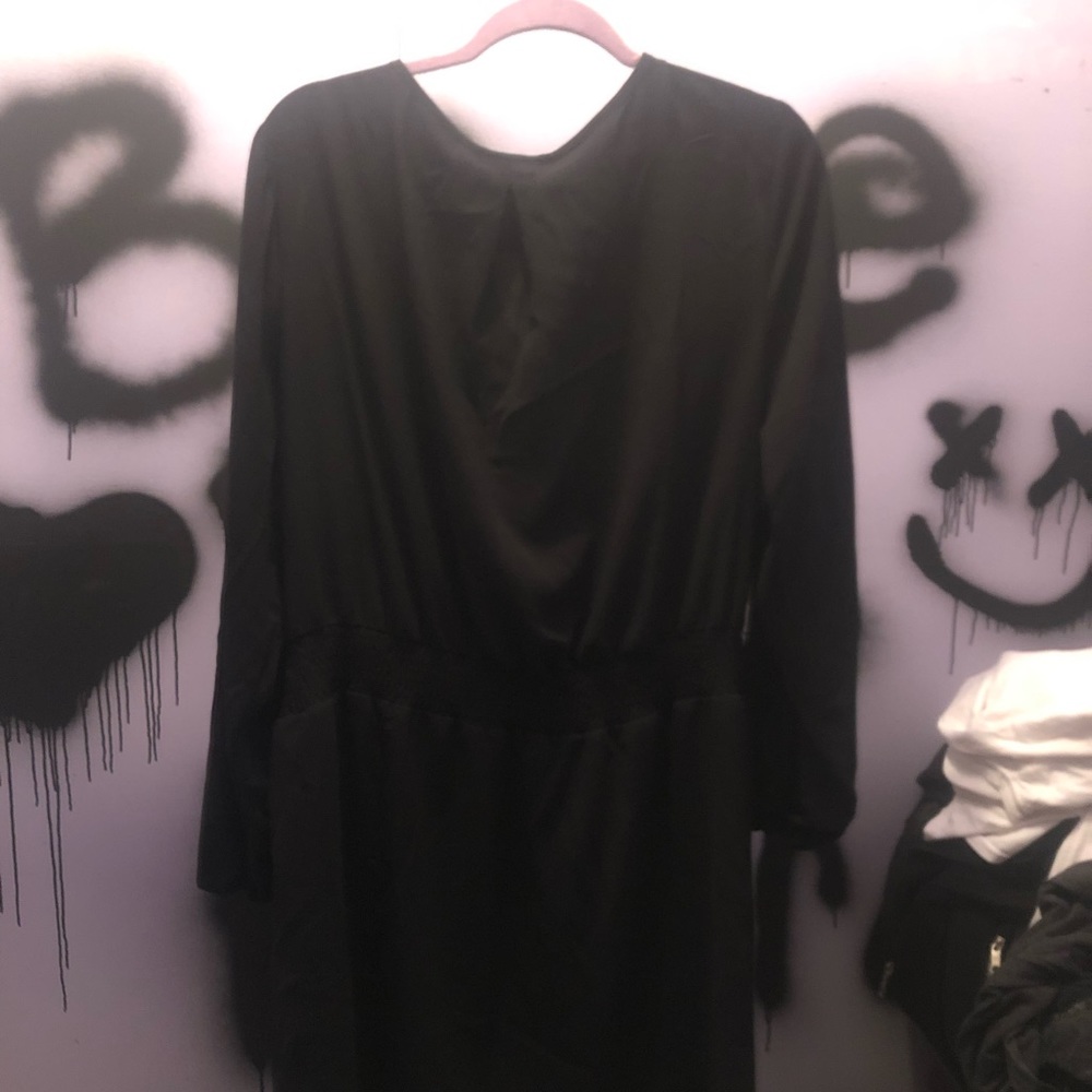 Black Silk Dress